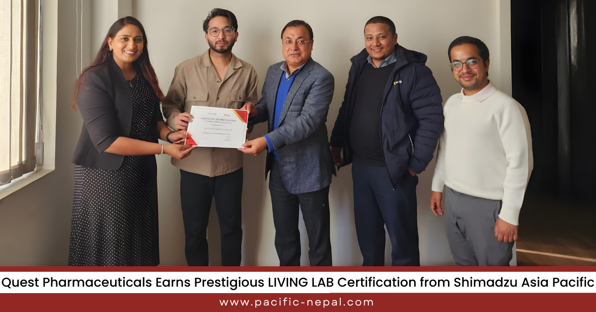 Quest Pharmaceuticals Earns Prestigious LIVING LAB Certification from Shimadzu Asia Pacific